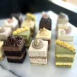 A selection of Trafiq Cafe & Bakery Minis featuring new Matcha flavour