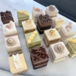 Selection of Trafiq Minis, layered bite sized cakes